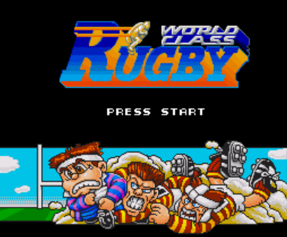 World Class Rugby Title Screen